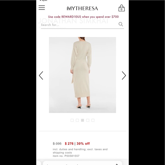 Jonathan Simkhai Knit midi dress - Picture 2 of 2